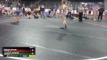 W 106 lbs Round 3 (4 Team) - Alexsys Jacquez, Colorado vs Kaylin Taylor, Montana