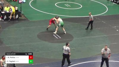 192 lbs Consi Of 8 #1 - Rylan Pottle, Chambersburg vs Christian Tagliati, Hershey