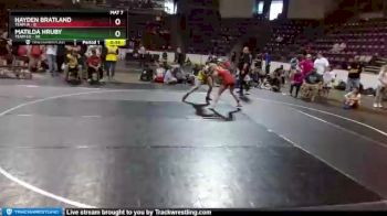 G-127 lbs Round 1 (4 Team) - Matilda Hruby, Team CO vs Hayden Bratland, Team IA