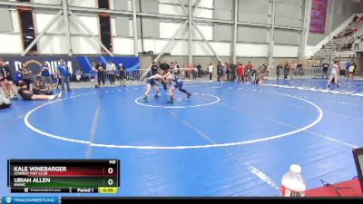 117 lbs 1st Place Match - Uriah Allen, NWWC vs Kale Winebarger, Cowboy Mat Club