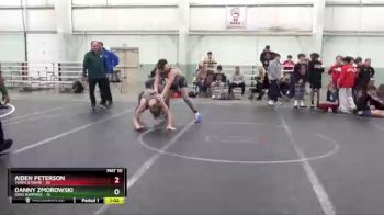 160 lbs Round 7 (8 Team) - Danny Zmorowski, Ohio Rampage vs Aiden Peterson, Terps Xtreme