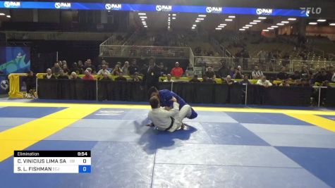CAIO VINICIUS LIMA SANTOS vs SHANE L. FISHMAN 2024 Pan Jiu Jitsu IBJJF Championship