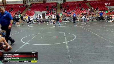 80 lbs Round 2 (4 Team) - Vinton Lambert, Donahue WA vs Dominic Carter, Lake WC