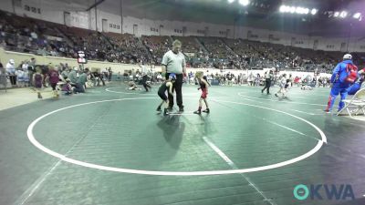 43 lbs Rr Rnd 3 - Lennon Phipps, Hilldale Youth Wrestling Club vs Oscar Mixon, Choctaw Ironman Youth Wrestling