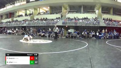 145 lbs Round 5 (8 Team) - Perry Swarm, Kearney vs Ben Uher, Manhattan