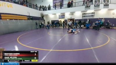 105 lbs Cons. Round 2 - Gage Wilson, Shoshoni Junior High School vs Brayden Harris, Lovell Middle School