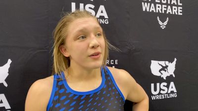 Riley Hanrahan, 16U Girls' Folkstyle Nationals Champion At 130 lbs.