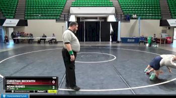 108 lbs Finals (2 Team) - Christian Beckwith, New Hope HS vs Noah Raines, St James