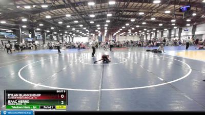 64 lbs Rd# 6- 9:00am Saturday Final Pool - Isaac Hierro, Minion Green vs Dylan Blankenship, Ranger Wrestling Club