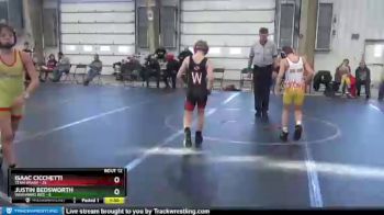80 lbs Round 3 (8 Team) - Isaac Cicchetti, Team Smash vs Justin Bedsworth, Warhawks Red