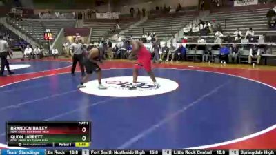 6 lbs Champ. Round 1 - Brandon Bailey, Fort Smith Northside High vs Quon Jarrett, Fort Smith Southside High