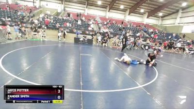 63 lbs Quarterfinal - Jayce Potter, WY vs Zander Smith, IN