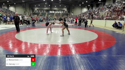 125 lbs Rr Rnd 5 - Jordyn McCormick, Georgia vs Keylee Harvey, Compound Wrestling