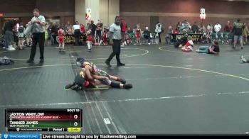 53 lbs Finals (8 Team) - Jaxton Whitlow, Contenders Wrestling Academy Blue vs Tanner James, Team Palmetto