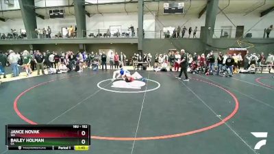 152 lbs Quarterfinal - Jance Novak, WA vs Bailey Holman, CA