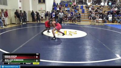 162 lbs Cons. Round 1 - Quilliam Robinson, T. R. Miller vs Imran Kochi, Stanhope Elmore