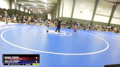 49-56 lbs Semifinal - Declan Larsen, Salem Elite Mat Club vs Daniel Torres, Mat Demon Wrestling Club