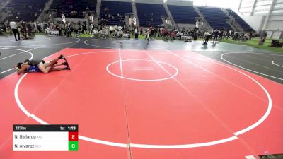 123 lbs Quarterfinal - Nikolas Gallardo, Atc vs Noah Alvarez, Silverback WC