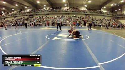 55 lbs Quarterfinal - Mason Holland, STL Warrior-AA  vs Ryland Ferguson, Fulton Wrestling Club-AA