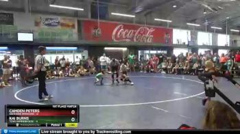 45 lbs Finals (2 Team) - Camden Peters, Backyard Brawlers vs Kai Burns, Team Hammerhouse