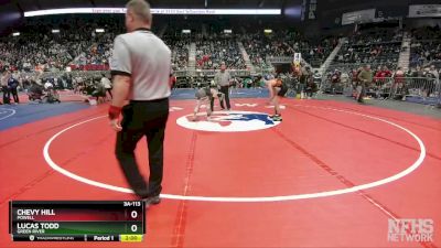 3A-113 lbs Semifinal - Lucas Todd, Green River vs Chevy Hill, Powell