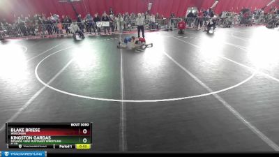 77 lbs Champ. Round 1 - Blake Briese, Wisconsin vs Kingston Gardas, Mounds View Mustangs Wrestling Club