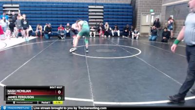 158 lbs Semifinal - Nash McMilian, Skyview vs James Ferguson, All In Wrestling