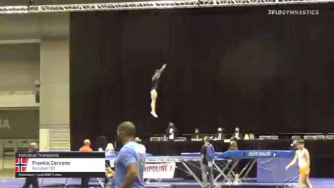 Frankie Cervone - Individual Trampoline, Suncoast T&T - 2021 USA Gymnastics Championships