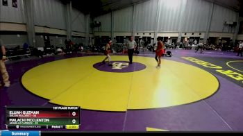 120 lbs Placement (4 Team) - Malachi McClenton, Amarillo Caprock vs Elijah Guzman, Dallas Hillcrest