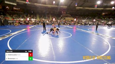 100 lbs Quarterfinal - Jessie Valenzuela, Rough House vs Jaxson Bowman, GGB Ohio