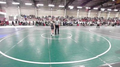 98 lbs Consi Of 4 - Roman Diaz, Badlands WC vs Allie Pratt, Bayfield