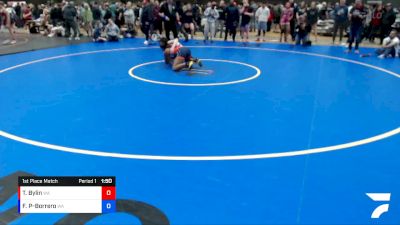 138 lbs 1st Place Match - Taydem Bylin, WA vs Flor Parker-Borrero, WA