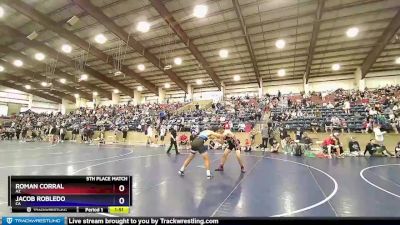 195 lbs 5th Place Match - Roman Corral, AZ vs Jacob Robledo, CA