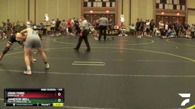 145 lbs Cons. Round 2 - Jameson Bell, Fish Eye Wrestling vs John Ford, Shore Elite