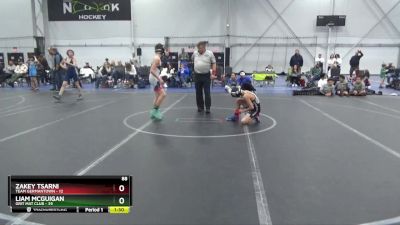 88 lbs Round 2 (4 Team) - Liam McGuigan, Grit Mat Club vs Zakey Tsarni, Team Germantown