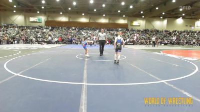 64 lbs Consi Of 16 #2 - Vince Campbell, RedWave Wrestling vs Bradley Bryson, Cowboy Mat Club