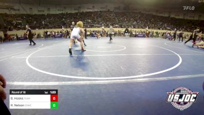 112 lbs Round Of 16 - Bryar Hooks, Team Choctaw vs Rhett Nelson, D3 Wrestling Cluib