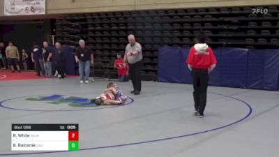 40 lbs Semifinal - Russell White, Palmyra, NY vs Bentley Balcerak, Salisbury, MD