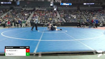 195 lbs Quarterfinal - Kaden McConnell, Center Grove vs Brock Higgins, West Vigo