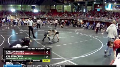 60 lbs Cons. Round 1 - Callum Mayer, Perkins County Youth Wrestling vs Kai Strachan, Nebraska Elite Wrestling Club