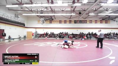 160 lbs Cons. Round 2 - Hayley Huynh, Mt. San Antonio College vs Natalie Flores, Cerritos College