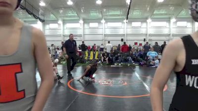 90 lbs Final - Krimsyn Kostoff, Woodshed WC vs Sawyer Breslin, Team Gotcha