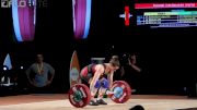 Maude Charron (CAN) Jerks 122kg At 2017 IWF Worlds