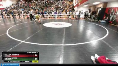 182 lbs Cons. Round 2 - Kellen Reeder, Saratoga vs Mason Reese, Thermopolis