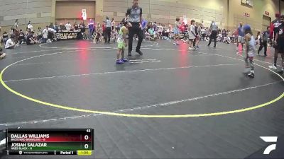 43 lbs Semis & 1st Wrestleback (8 Team) - Dallas Williams, Backyard Brawlers vs Josiah Salazar, Ares Black