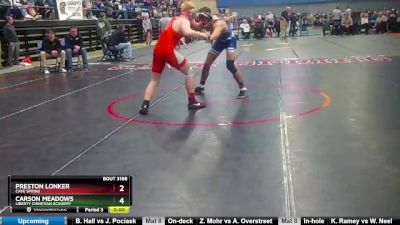 3 - 150 lbs Cons. Round 3 - Zeke Mohr, Rockbridge County HS vs Adon Overstreet, Heritage HS (Lynchburg)