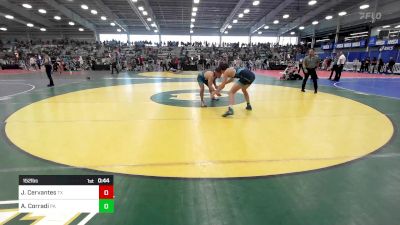 152 lbs Consi Of 64 #1 - Joshua Cervantes, TX vs Adrian Corradi, PA