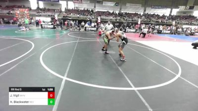 Rr Rnd 5 - Juan Vigil, Skyview Wrestling vs Harvey Blackwater, Rez WC