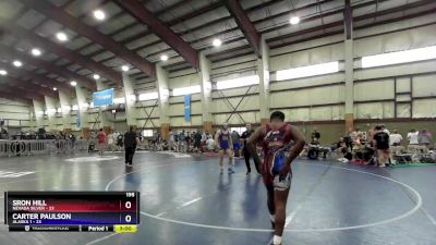 195 lbs Champ Round 1 (16 Team) - SRON HILL, Nevada SILVER vs Carter Paulson, Alaska 1