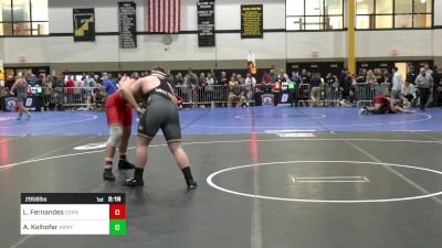 285B lbs Rr Rnd 2 - Lewis Fernandes, Cornell vs Austin Kolhofer, Army